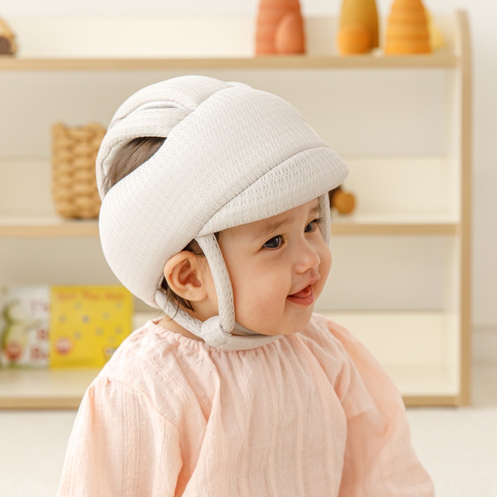 루보 텐셀 에어메쉬 아기 머리보호대 헬멧 머리쿵 보호대 뒤쿵 쿠션